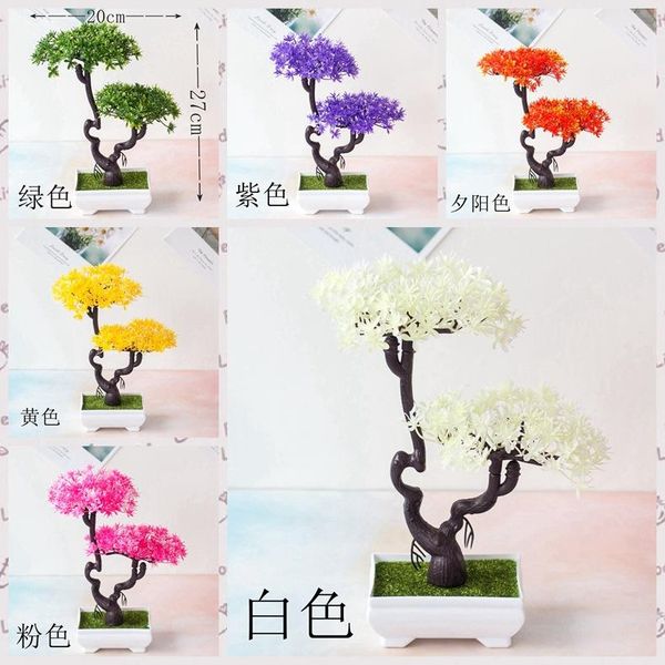 decorative flowers & wreaths 20x27cm artificial pine tree potted bonsai simulation guest greeting small plants home party ornament fake
decorative flowers & wreaths 20x27cm artificial pine tree potted bonsai simulation guest greeting small plants home party ornament fake