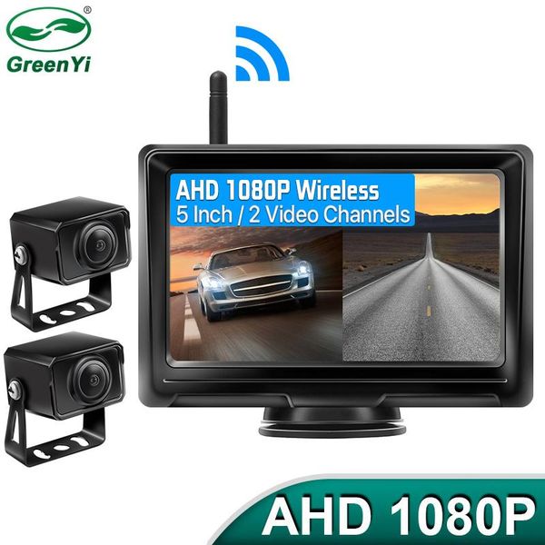 car video hd ahd 1920x1080p wireless transmitter rear view camera with 2ch 5 inch ips screen parking monitor for truck bus vehicle
car video hd ahd 1920x1080p wireless transmitter rear view camera with 2ch 5 inch ips screen parking monitor for truck bus vehicle