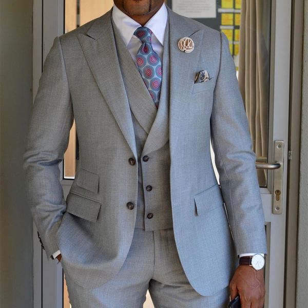 men's suits & blazers summer business gray 3 piece wedding tuexdos prom suit party blazer (jacket+pants+vest) chic streetwear custom ma, White;black
men's suits & blazers summer business gray 3 piece wedding tuexdos prom suit party blazer (jacket+pants+vest) chic streetwear custom ma, White;black