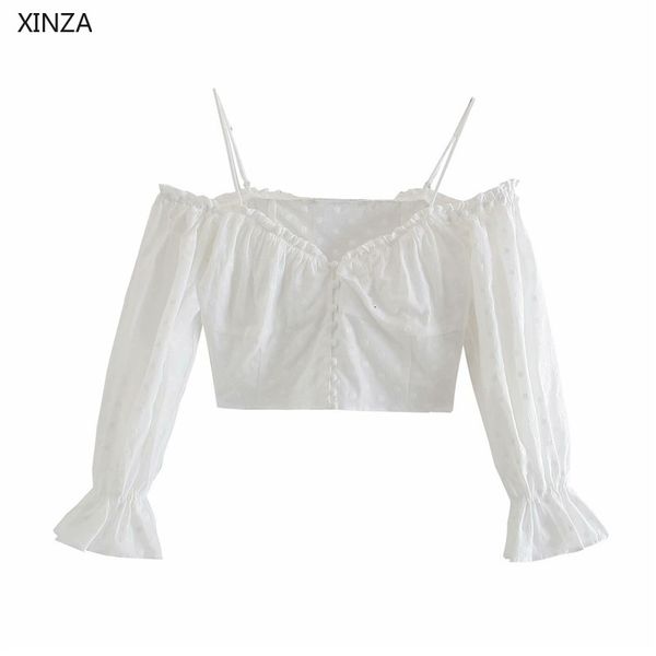 women's knits & tees blouses women floral embroidery cropped blouse long sleeve off shoulders summer woman white embroid
women's knits & tees blouses women floral embroidery cropped blouse long sleeve off shoulders summer woman white embroid