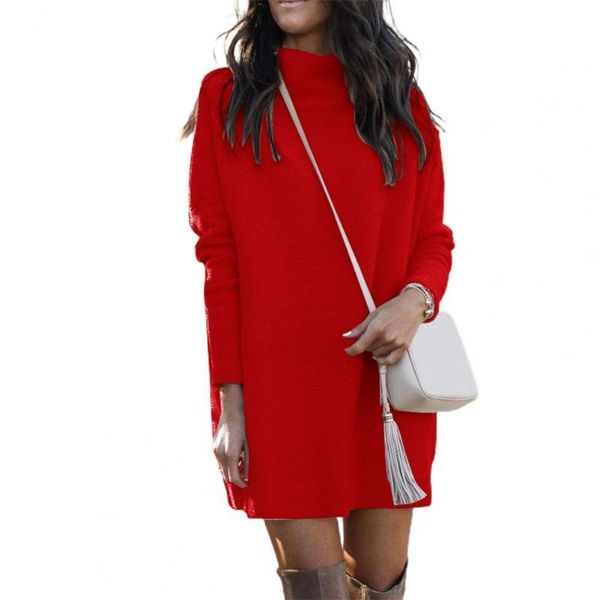 casual dresses fashion sweater dress women solid color knitted autumn winter round neck long mini for office women's clothing, Black;gray
casual dresses fashion sweater dress women solid color knitted autumn winter round neck long mini for office women's clothing, Black;gray