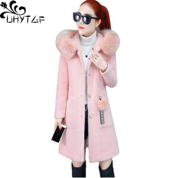 women's wool & blends uhytgf imitation mink fleece autumn winter woolen jacket women fashion fur collar casual warm coat female plus si, Black
women's wool & blends uhytgf imitation mink fleece autumn winter woolen jacket women fashion fur collar casual warm coat female plus si, Black