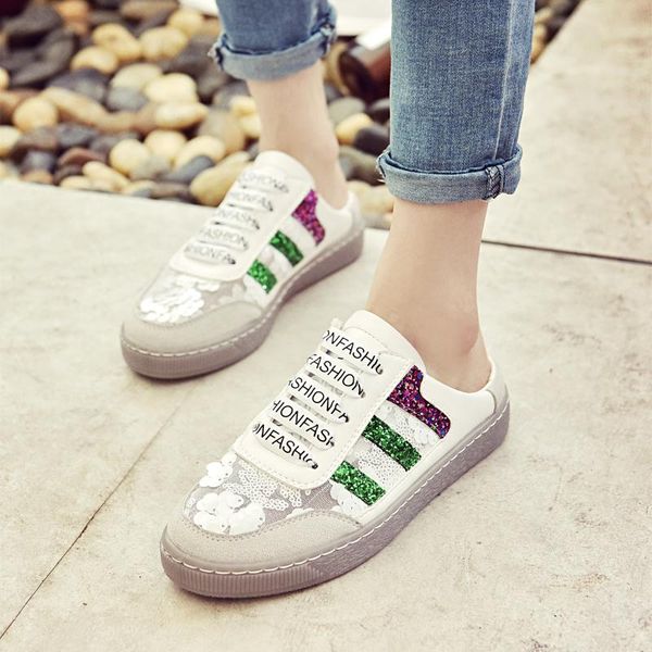 fashion wild half slippers women nice korean lazy no heel flat sandals and a casual, Black
fashion wild half slippers women nice korean lazy no heel flat sandals and a casual, Black