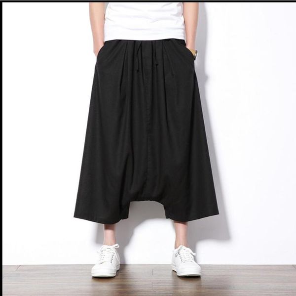 m-5xl 2021 summer thin linen culottes middlelowlevel chinese style men's clothing fluid loose casual pants, Black
m-5xl 2021 summer thin linen culottes middlelowlevel chinese style men's clothing fluid loose casual pants, Black