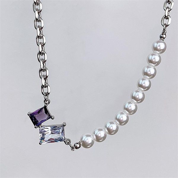 chokers punk vintage square crystal pendant clavicle chain necklaces for women imitation pearls necklace metal choker fashion jewelry, Golden;silver
chokers punk vintage square crystal pendant clavicle chain necklaces for women imitation pearls necklace metal choker fashion jewelry, Golden;silver