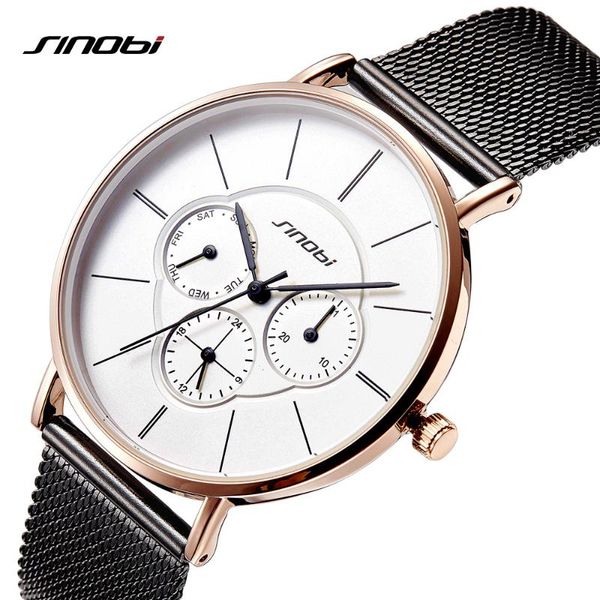 wristwatches sinobi women multifunction ultra thin creative bracelets&bangle golden watch milan mesh casual fashion lady quartz montre, Slivery;brown
wristwatches sinobi women multifunction ultra thin creative bracelets&bangle golden watch milan mesh casual fashion lady quartz montre, Slivery;brown