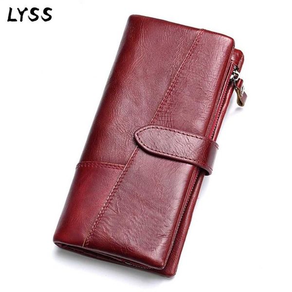 wallets 100% women's wallet genuine leather female clutch long cards lady purses portomonee money bag coin purse, Red;black
wallets 100% women's wallet genuine leather female clutch long cards lady purses portomonee money bag coin purse, Red;black