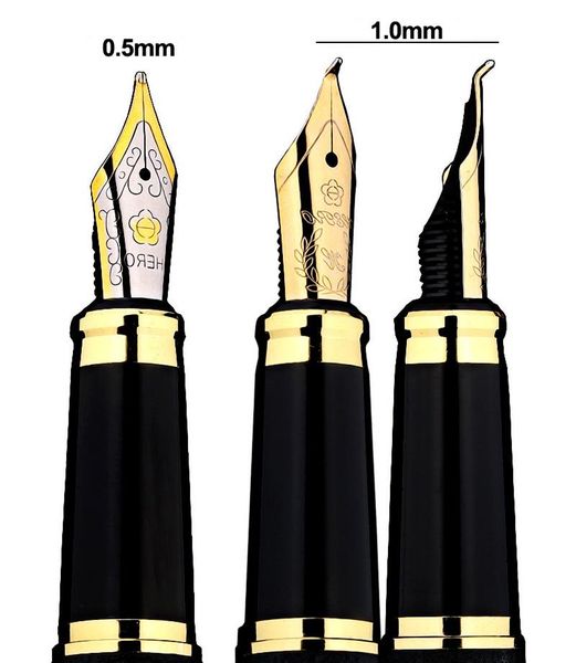 authentic hero frosted black 6008 metal calligraphy pen art fountain iraurita ink 0.5mm /1.0mm gift box set pens
authentic hero frosted black 6008 metal calligraphy pen art fountain iraurita ink 0.5mm /1.0mm gift box set pens