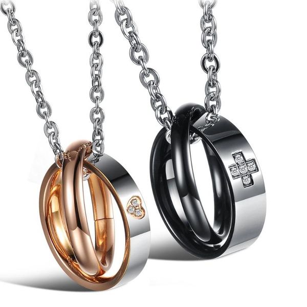 pendant necklaces korean couple necklace titanium pendants cute for couples matching gx828, Silver
pendant necklaces korean couple necklace titanium pendants cute for couples matching gx828, Silver