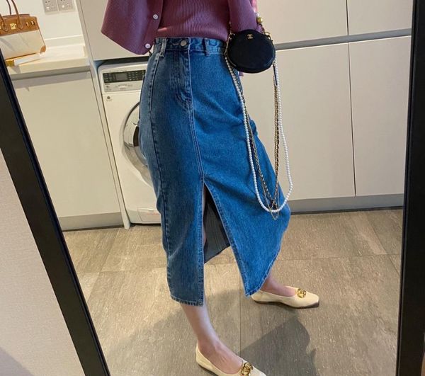 skirts tvvovvin spring casual all-match mid-length denim skirt fashion vintage high waist split female a-line at48, Black
skirts tvvovvin spring casual all-match mid-length denim skirt fashion vintage high waist split female a-line at48, Black