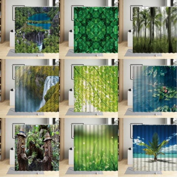green tropical plants shower curtains polyester fabric bathtub decor leaves nature scenery bathroom accessories bath
green tropical plants shower curtains polyester fabric bathtub decor leaves nature scenery bathroom accessories bath