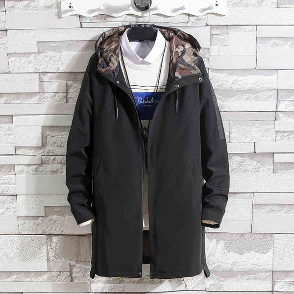 downs new products in autumn2021 trench fashion streetwear long hooded parka men's coat plus size, Black
downs new products in autumn2021 trench fashion streetwear long hooded parka men's coat plus size, Black