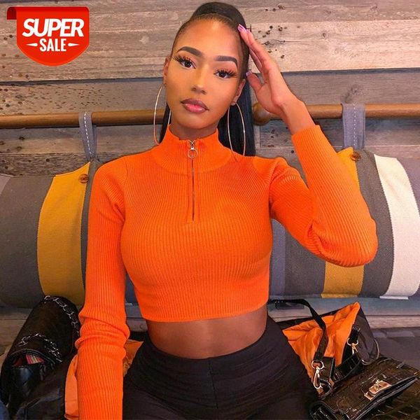 explosive women's zipper long-sleeved t-shirt female amazon one drop shipping #q86u, White
explosive women's zipper long-sleeved t-shirt female amazon one drop shipping #q86u, White