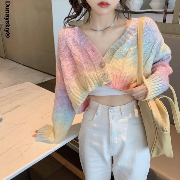 women's knits & tees 2021 knitted cardigan button up korean cute sweaters cropped women kawaii crop sweater knitting streetwear, White
women's knits & tees 2021 knitted cardigan button up korean cute sweaters cropped women kawaii crop sweater knitting streetwear, White