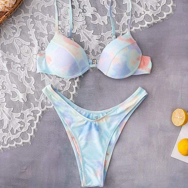 women's swimwear steel support gathered tie-dye swimsuit summer fashion split suit ladies bikini beach clothing, White;black
women's swimwear steel support gathered tie-dye swimsuit summer fashion split suit ladies bikini beach clothing, White;black