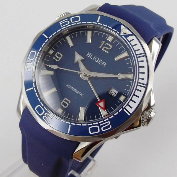 wristwatches blue bliger men watch rotating bezel sapphire glass gmt hand rubber band date indicator, Slivery;brown
wristwatches blue bliger men watch rotating bezel sapphire glass gmt hand rubber band date indicator, Slivery;brown