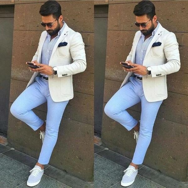 men's suits & blazers casual men notch lapel simple stylish costume homme groom prom blazer slim fit 2 pieces wedding tuxedos terno mas, White;black
men's suits & blazers casual men notch lapel simple stylish costume homme groom prom blazer slim fit 2 pieces wedding tuxedos terno mas, White;black