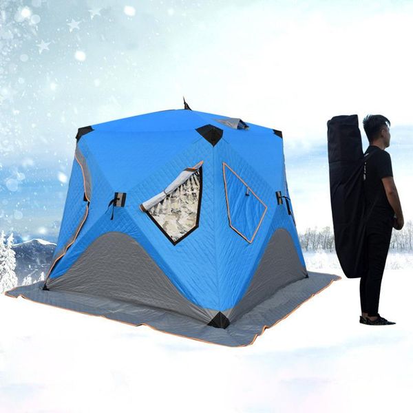 tents and shelters outdoor ice fishing shelter tent 3-4 person thickened warm cotton camping winter anti-snow automatic house
tents and shelters outdoor ice fishing shelter tent 3-4 person thickened warm cotton camping winter anti-snow automatic house