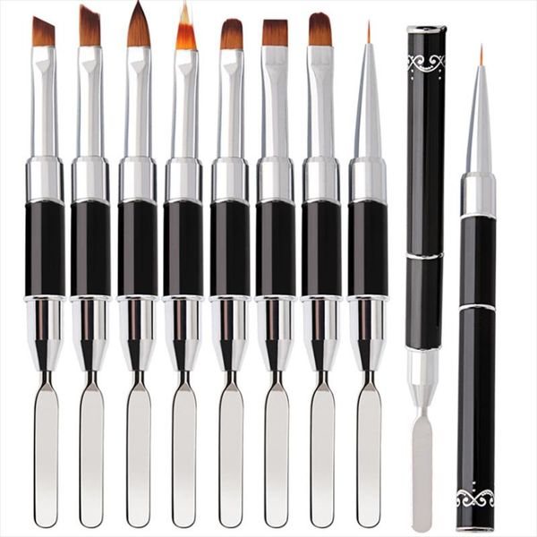 nail brushes 1pc potherapy pens art brush liner dotting builder flat crystal painting drawing carving pen uv gel manicure tools, Yellow
nail brushes 1pc potherapy pens art brush liner dotting builder flat crystal painting drawing carving pen uv gel manicure tools, Yellow