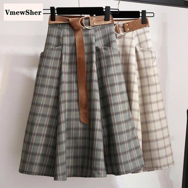 skirts vmewsher autumn spring women skirt elegant plaid with belt pockets fashion chic office lady knee length casual 2021, Black
skirts vmewsher autumn spring women skirt elegant plaid with belt pockets fashion chic office lady knee length casual 2021, Black