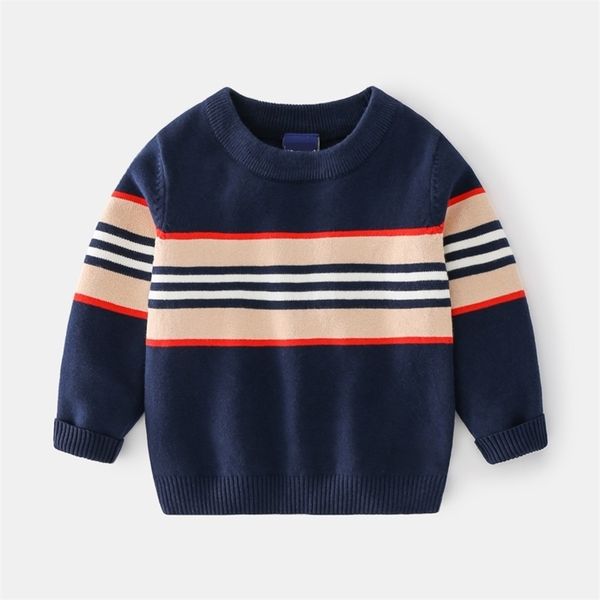 2-8t toddler kid baby boys girls sweater autumn winter warm clothes knit pullover striped knitwear fashion children 211201, Blue
2-8t toddler kid baby boys girls sweater autumn winter warm clothes knit pullover striped knitwear fashion children 211201, Blue