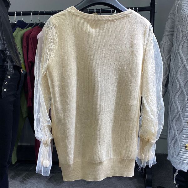 women's sweaters feminine 2021 spring bow flashlight neck thin korean style sweater elegant lady attacked, White;black
women's sweaters feminine 2021 spring bow flashlight neck thin korean style sweater elegant lady attacked, White;black