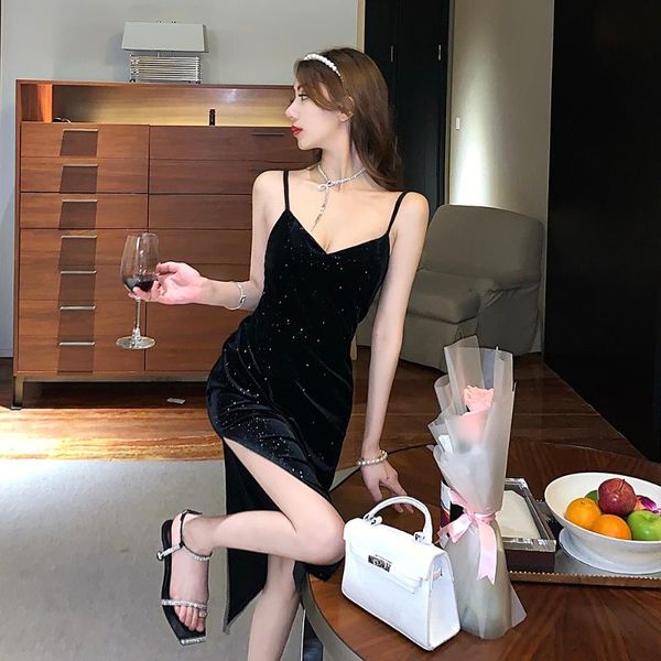 package hip contracted pleuche compound condole split cultivate one's morality dress casual dresses, Black;gray
package hip contracted pleuche compound condole split cultivate one's morality dress casual dresses, Black;gray