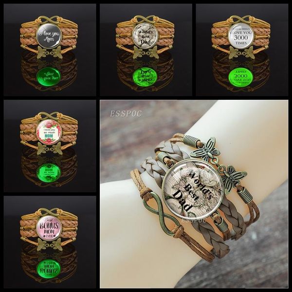 charm bracelets esspoc 'world's dad' quote glass cabochon bangles bracelet for women men birthday party gifts bijoux wholesal, Golden;silver
charm bracelets esspoc 'world's dad' quote glass cabochon bangles bracelet for women men birthday party gifts bijoux wholesal, Golden;silver