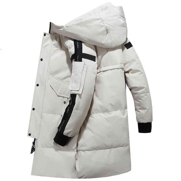 men's down new winter jacket hooded solid color long thicken warm loose puffer coats male casual windproof breathable parkas, Black
men's down new winter jacket hooded solid color long thicken warm loose puffer coats male casual windproof breathable parkas, Black