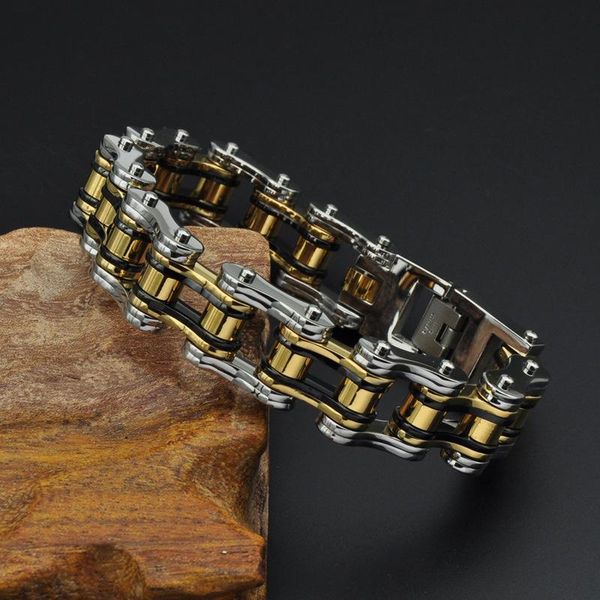 luxury motorcycle link chain bracelet for men stainless steel biker bracelets rock hip men's jewelry gift 2021, Black
luxury motorcycle link chain bracelet for men stainless steel biker bracelets rock hip men's jewelry gift 2021, Black