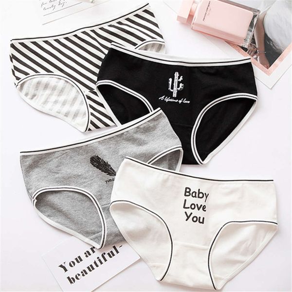 ins style simple patterned cotton underwear women fashion cute cartoon panties soft seamless briefs female lingrie, Black;white
ins style simple patterned cotton underwear women fashion cute cartoon panties soft seamless briefs female lingrie, Black;white