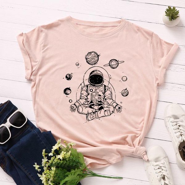 women's t-shirt astronaut galaxy planet graphic t shirts for women cotton short sleeve tee female shirt summer casual print clothes gi, White
women's t-shirt astronaut galaxy planet graphic t shirts for women cotton short sleeve tee female shirt summer casual print clothes gi, White