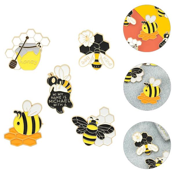 pins, brooches 5pcs cartoon bee pin adorable creative badge brooch for diy clothes, Gray
pins, brooches 5pcs cartoon bee pin adorable creative badge brooch for diy clothes, Gray
