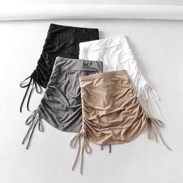 skirts ins side drawstring high waist hip lifting slim for women's summer 2021, Black
skirts ins side drawstring high waist hip lifting slim for women's summer 2021, Black