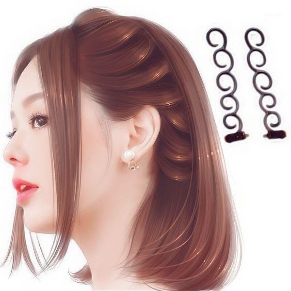 south korea hair accessories tools tress device ornament lazy flexible centipede braid side edge up-do braided modelin1, Brown
south korea hair accessories tools tress device ornament lazy flexible centipede braid side edge up-do braided modelin1, Brown