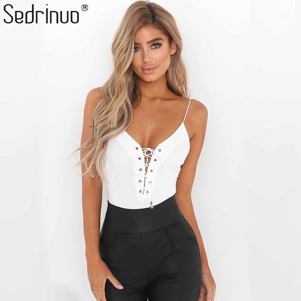 women's jumpsuits & rompers sedrinuo lace up deep v neck halter sleeveless bodysuit women jumpsuit white bodycon clothing, Black;white
women's jumpsuits & rompers sedrinuo lace up deep v neck halter sleeveless bodysuit women jumpsuit white bodycon clothing, Black;white