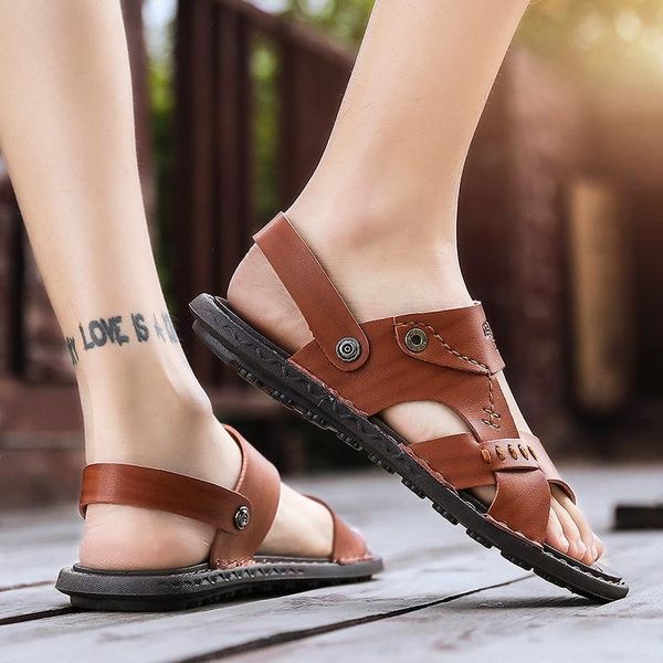 sandals men outdoor beach shoes non-slip breathable roman casual fashion man zapatos hombre soft, Black
sandals men outdoor beach shoes non-slip breathable roman casual fashion man zapatos hombre soft, Black