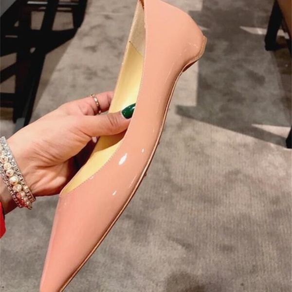 sandals so kate styles red bottom flat nude color genuine leather pointed toe women wedding shoes, Black
sandals so kate styles red bottom flat nude color genuine leather pointed toe women wedding shoes, Black