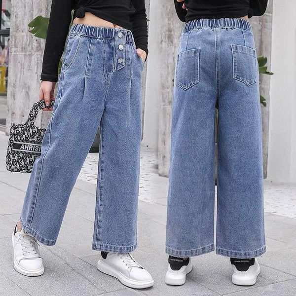 botton jeans spring autumn baby girls high waist kids casual denim pants children wide leg girl clothes for 3-12y, Blue
botton jeans spring autumn baby girls high waist kids casual denim pants children wide leg girl clothes for 3-12y, Blue