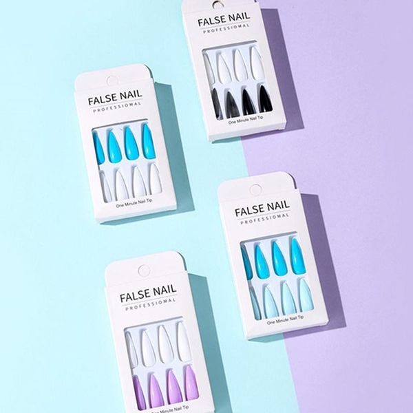 false nails 24 pcs/set double color almond fake reusable long sharp solid finished with adhesive glue stick z145, Red;gold
false nails 24 pcs/set double color almond fake reusable long sharp solid finished with adhesive glue stick z145, Red;gold