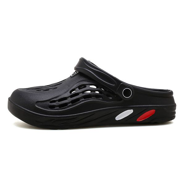 men women slippers colorful casual sandy beach hole shoes soft bottom breathable and lightweight sandals lady gentlemen, Black
men women slippers colorful casual sandy beach hole shoes soft bottom breathable and lightweight sandals lady gentlemen, Black