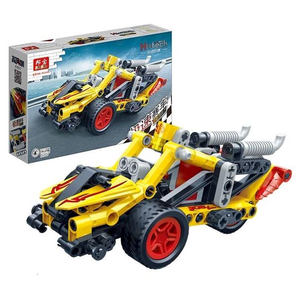 brand hi-tech supercar speed rush building kit (108 pieces)