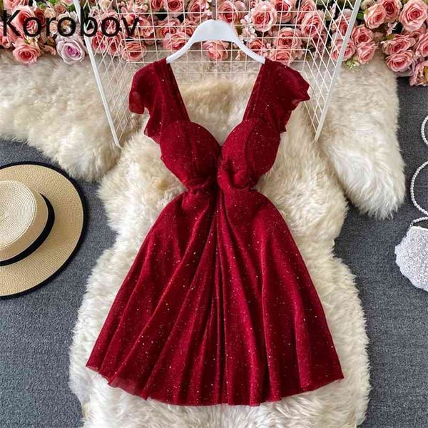 korobov high waist party dress women v neck a line dresses sequined blingbling summer new vintage fashion vestidos mujer 210430, Black;gray
korobov high waist party dress women v neck a line dresses sequined blingbling summer new vintage fashion vestidos mujer 210430, Black;gray