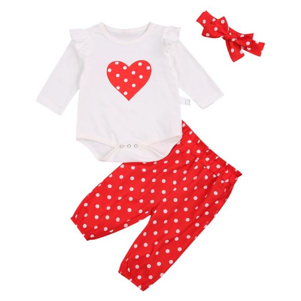 clothing sets valentine's day baby girls 0-24m clothes 3pcs heart print long sleeve romper polka dot pants headband, White
clothing sets valentine's day baby girls 0-24m clothes 3pcs heart print long sleeve romper polka dot pants headband, White