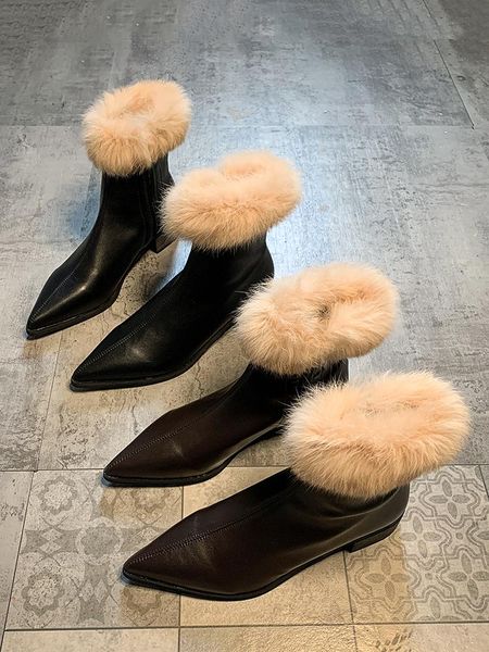 boots women winter fur warm snow ladies wool booties ankle boot comfortable shoes casual mid, Black
boots women winter fur warm snow ladies wool booties ankle boot comfortable shoes casual mid, Black