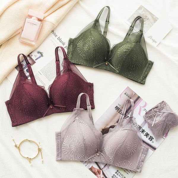 bras sets wasteheart women fashion green lavender lace bra bralette mesh panties wireless underwear lingerie a b japanese, Red;black
bras sets wasteheart women fashion green lavender lace bra bralette mesh panties wireless underwear lingerie a b japanese, Red;black