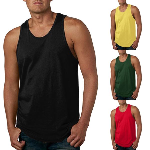 men's tank spring summer casual slim solid sleeveless vest bodybuilding fitness tank blouse debardeur homme, White;black
men's tank spring summer casual slim solid sleeveless vest bodybuilding fitness tank blouse debardeur homme, White;black