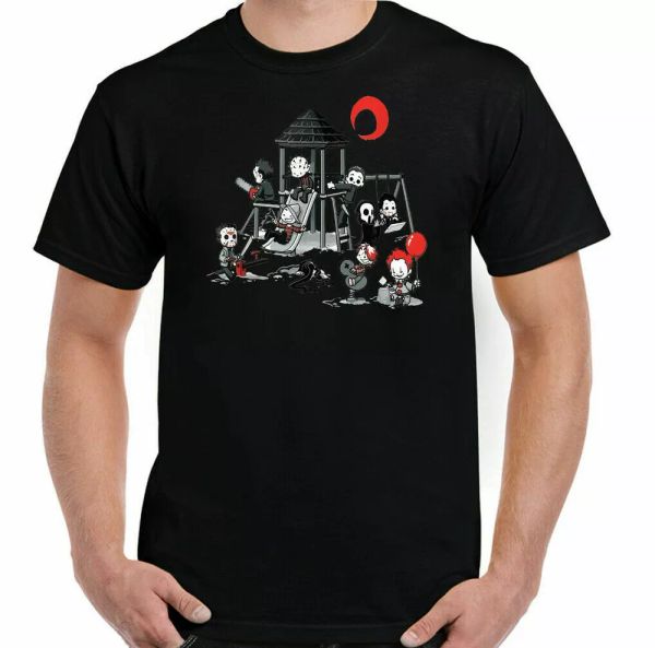 halloween t-shirt, friends killers mens freddy krueger jason friday 13 chucky, White;black
halloween t-shirt, friends killers mens freddy krueger jason friday 13 chucky, White;black