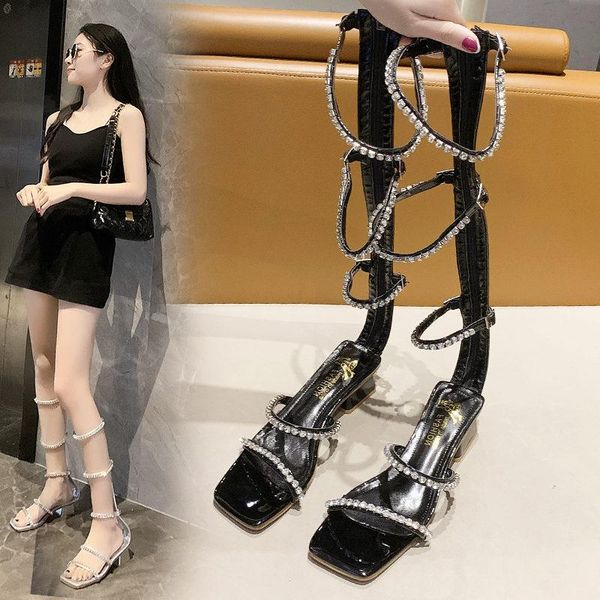 boots med heel summer women's shoes crystal boots-women luxury designer zipper rhinestone rubber elegant 2021 fashion ladie, Black
boots med heel summer women's shoes crystal boots-women luxury designer zipper rhinestone rubber elegant 2021 fashion ladie, Black