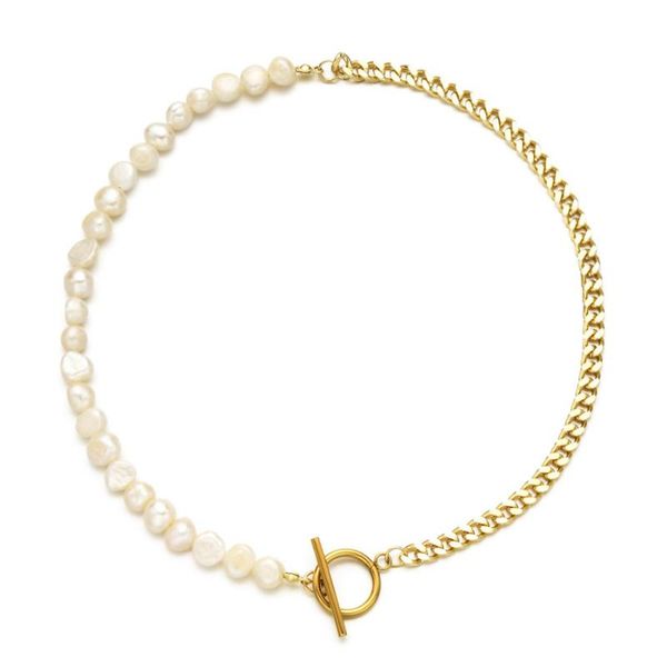 chains 2021 european and american women's necklace cuban chain splicing special-shaped pearl ot clasp manufacturer wholesale, Silver
chains 2021 european and american women's necklace cuban chain splicing special-shaped pearl ot clasp manufacturer wholesale, Silver
